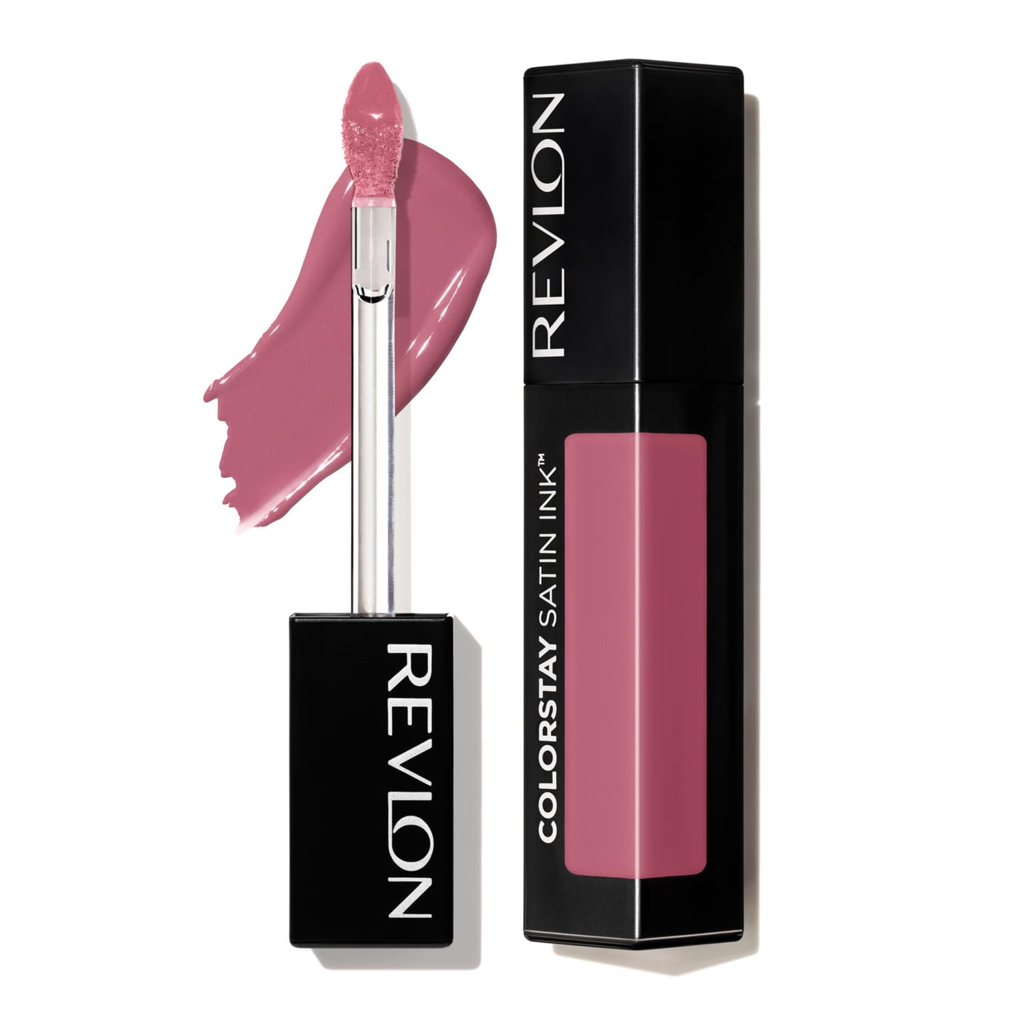 Revlon ColorStay Satin Ink Liquid Lipstick, Longwear Rich Lip Colors, Formulated with Black Currant Seed Oil, 008 Mauvey, Darling, 0.17 fl oz