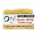 O My! Goat Milk Pumice Soap 6oz - Citrus | Made with Farm-Fresh Goat Milk | Pumice to Gently Cleanse | Gently Exfoliates | Paraben Free | Leaping