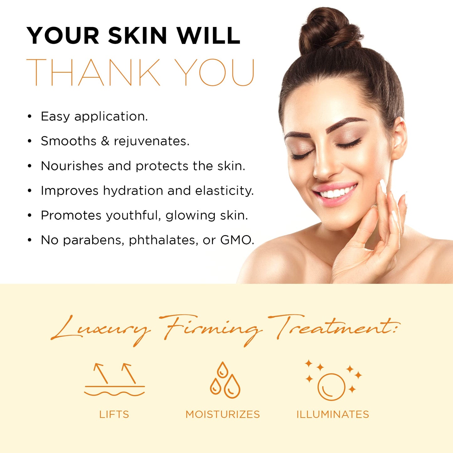 Azure Cosmetics Vitamin C & Collagen Face Moisturizer - Dermatologist Tested, Anti-Aging, Skin Tightening & Brightening, Clean, Cruelty-Free Face