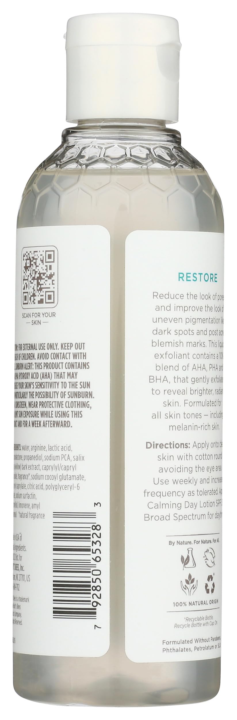 Burts Bees, Liquid Exfoliant Clear and Balanced Even Tone, 8 Fl Oz