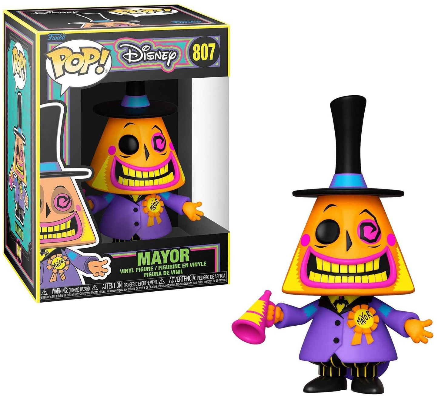 Funko Pop! Disney: The Nightmare Before Christmas - Mayor (Blacklight)