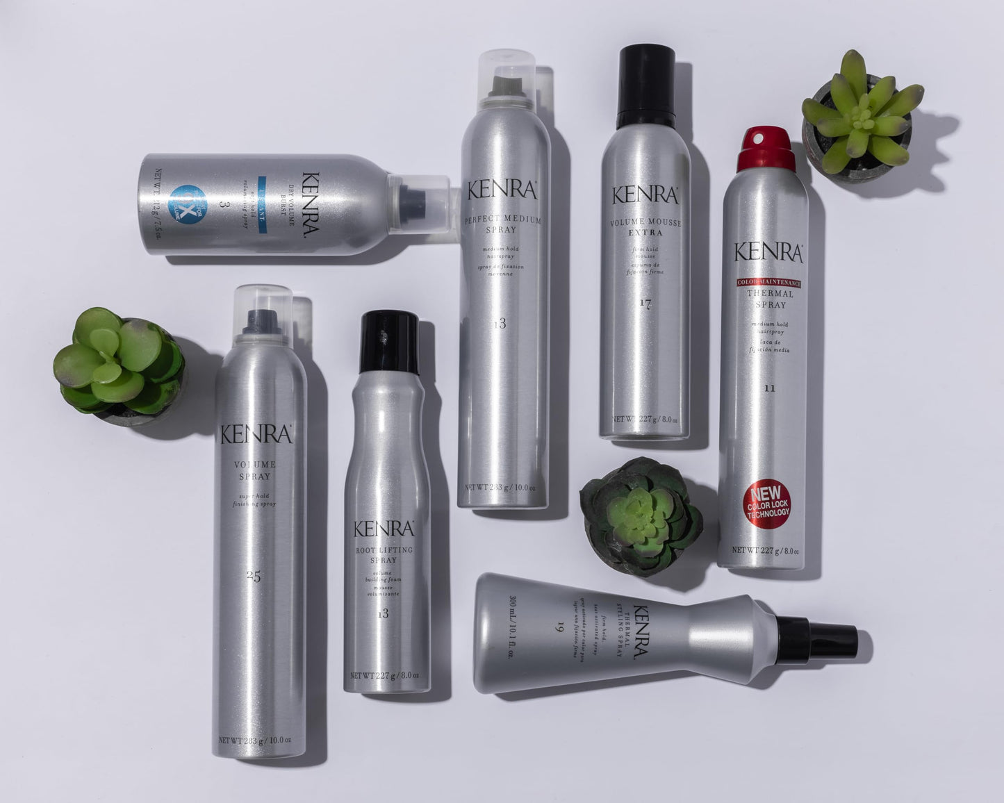 Kenra Thermal Styling Spray 19 | Heat Protection | Firm Hold, Heat-Activated | Tames Frizz & Flyaways, Adds Shine | 10 fl. oz