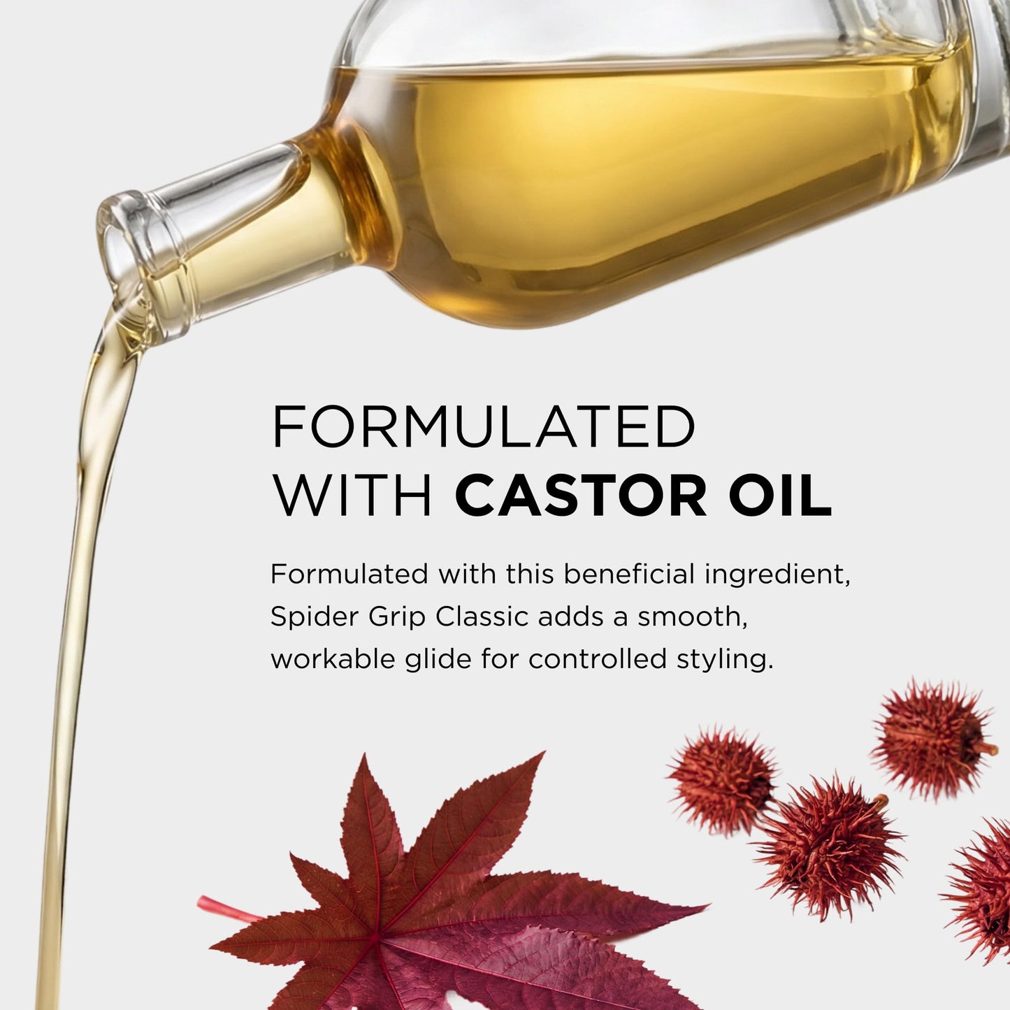 Style Factor Spider Grip Strong Hold Pomade for Men and Women - Castor Oil for High Shine and Long-Lasting Control for Braids, Locs, Twists