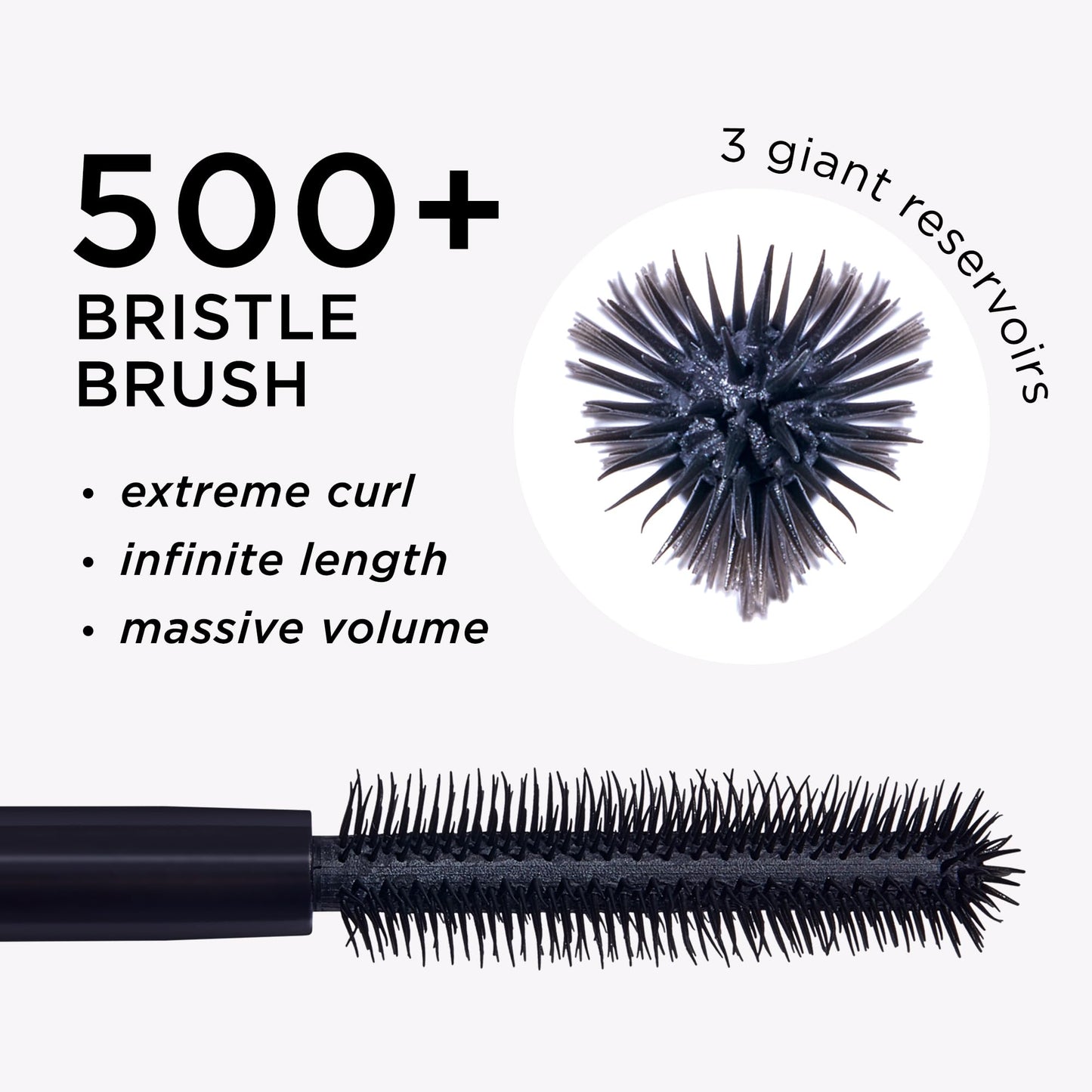 tarte maneater waterproof mascara - Extreme Curl, Instant Volume & Length, 16HR Ultra-Creamy Longwear Eye Makeup, Cruelty-Free, full size, black