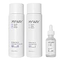 My Way Hair DNA Frizz Control Set - Anti-Frizz Shampoo, Conditioner & Repair Oil Trio for Smooth, Hydrated Hair - Heat Protection, Shine & Damage Care