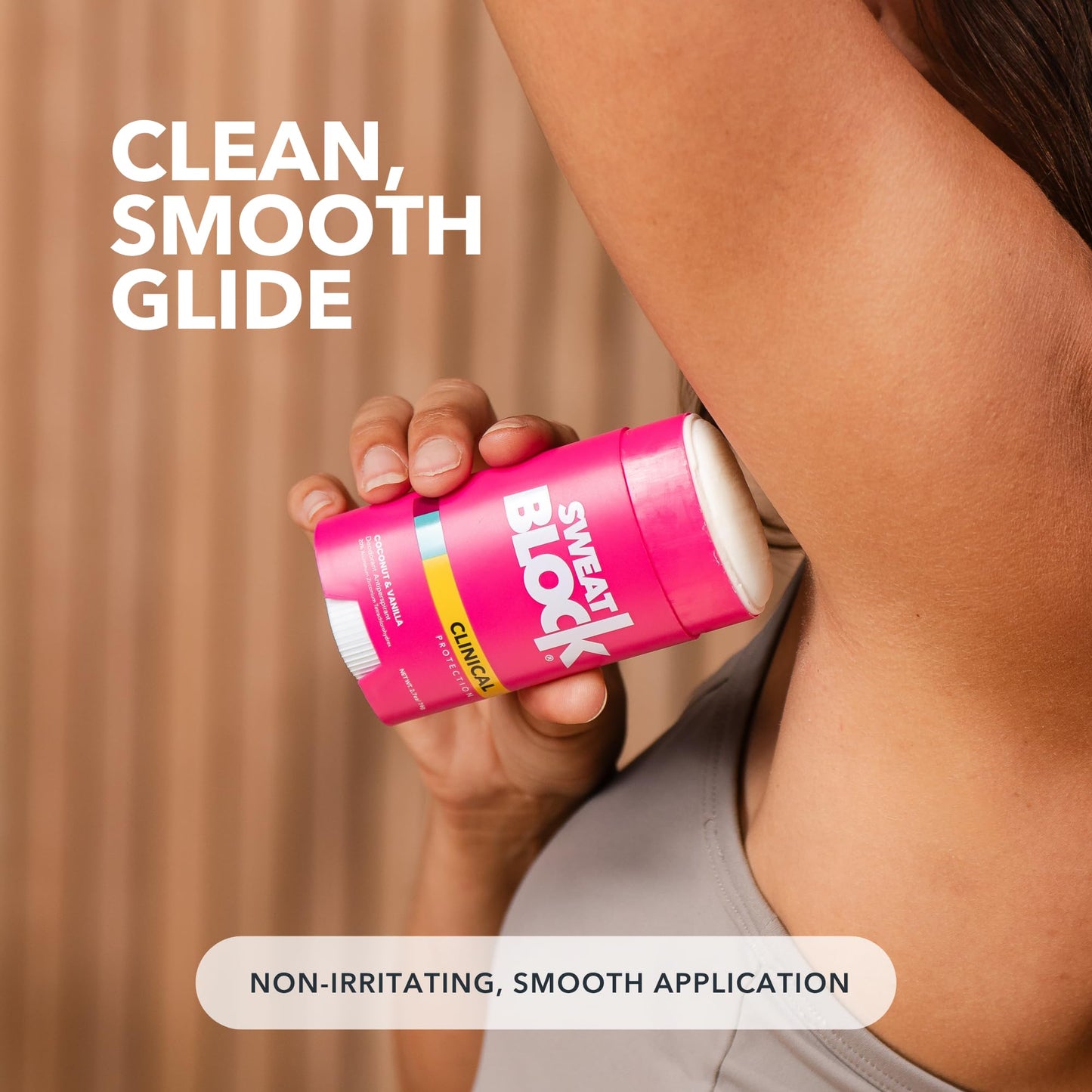 SweatBlock Clinical Strength Deodorant for Women Coconut and Vanilla Scent ALL-DAY Sweat and Odor Protection Daily Use Formula Designed Beauty and Personal Care SweatBlock