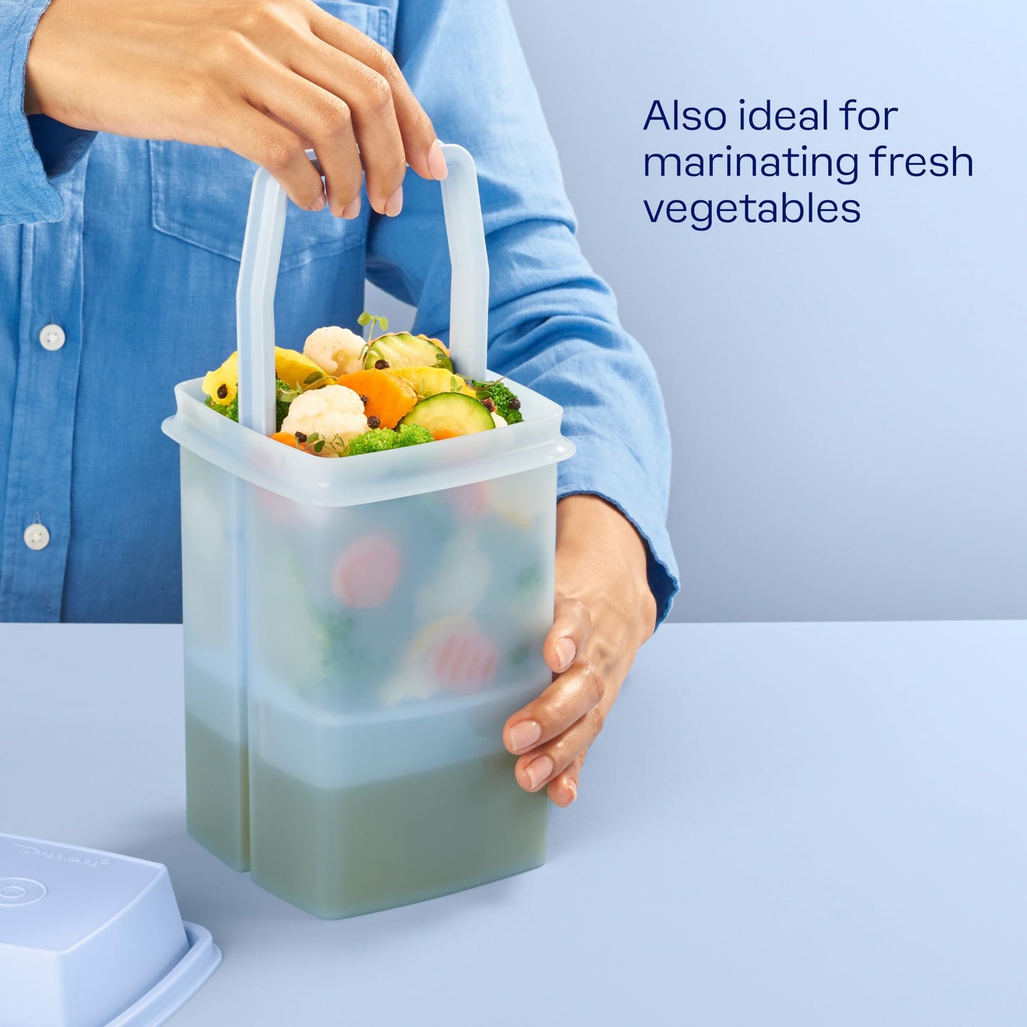 Tupperware Pick-a-deli Food Storage Container, Dishwasher Safe and BPA Free (8 1/3 Cups, 2 Liter)