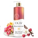 Olay Body Lotion for Women, Age Defying with Niacinamide Serum, Visibly Reduce Signs of Skin Aging, 24hr Moisture & Hydration, Fast Absorbing Formula