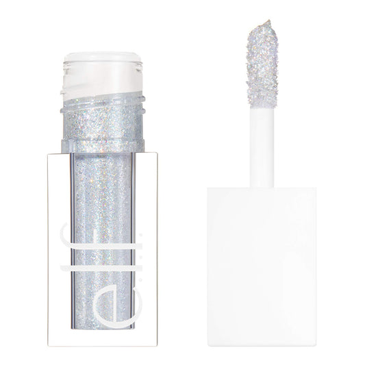 e.l.f. Liquid Glitter Eyeshadow, Long Lasting, Quick-Drying, Opaque, Gel-Based Eyeshadow For Creating High-Impact,  Disco Queen, 0.10 Fl Oz
