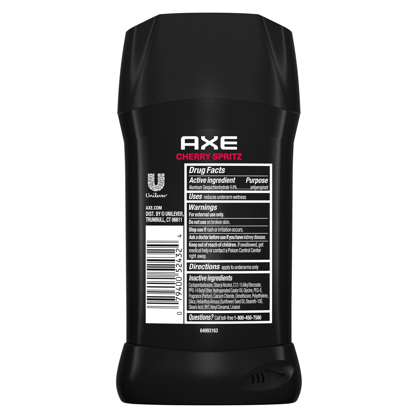 AXE Fine Fragrance Collection Antiperspirant Deodorant for Men Cherry Spritz 72 Hour Sweat & Odor Protection 2.6 oz Beauty and Personal Care AXE