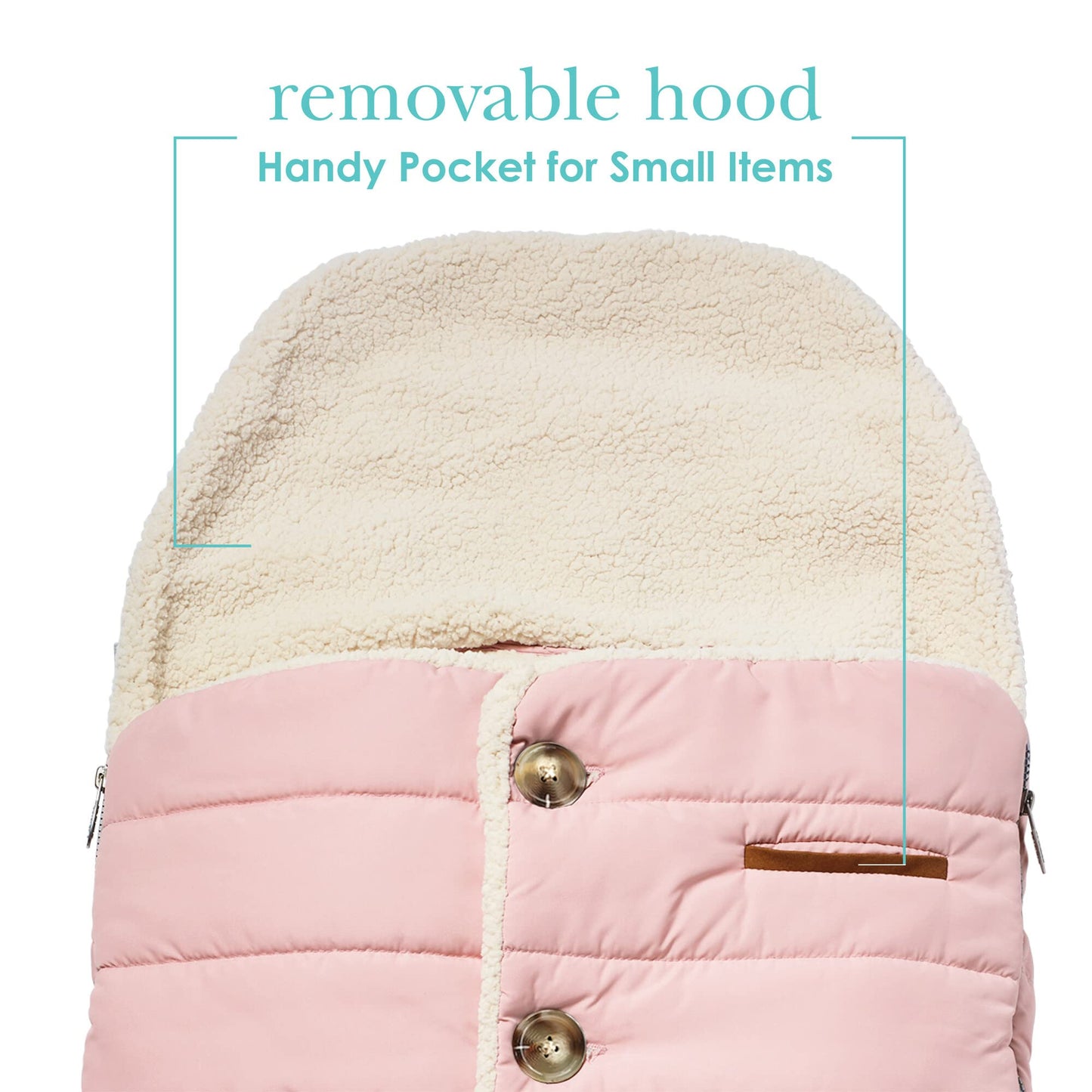 JJ Cole Bundle Me Winter Toddler Car Seat Cover and Bunting Bag - Urban - Weather Resistant Baby Carrier Cover - Stroller Accessories and Winter Baby…