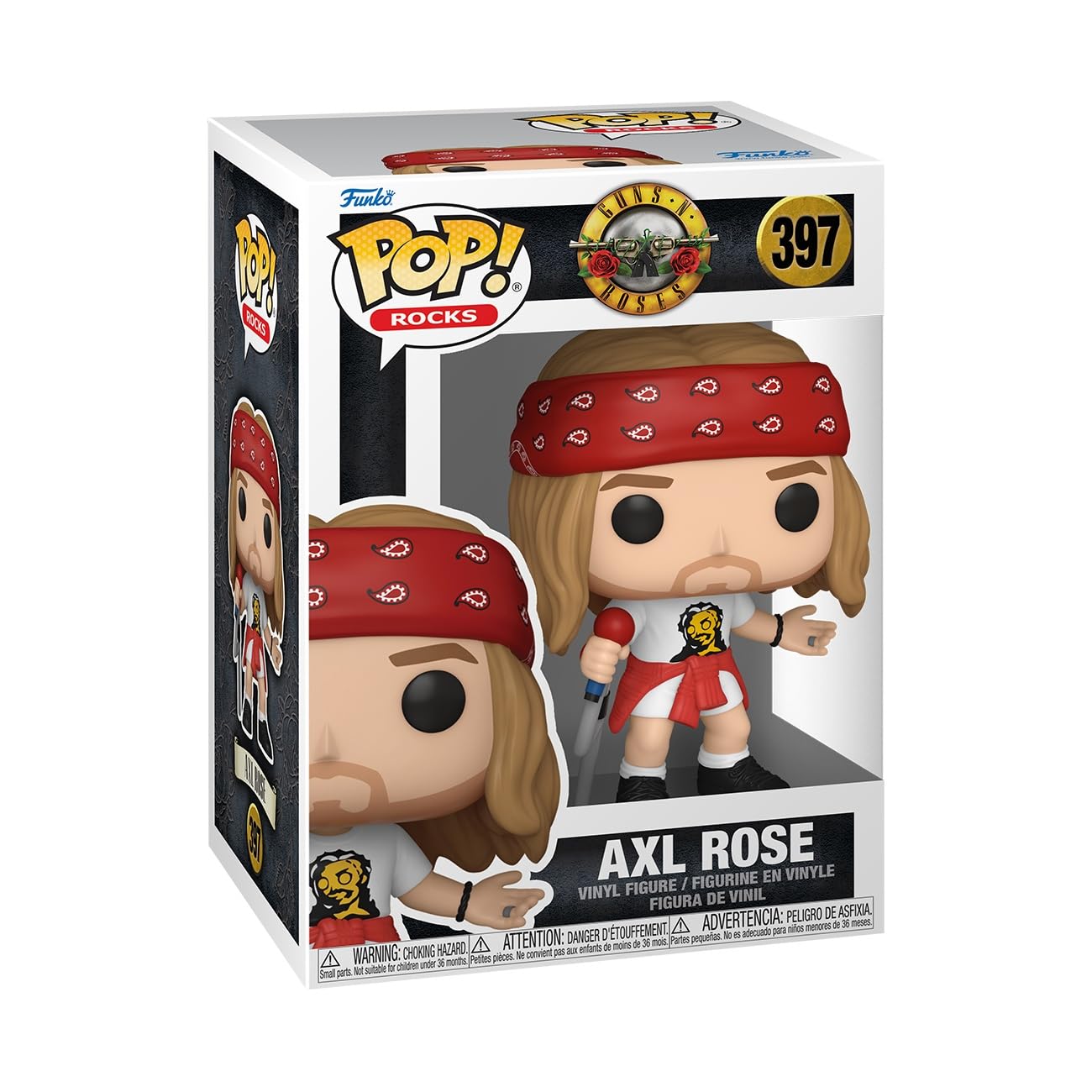 Funko Pop! Rocks: Guns and Roses - Axel Rose - (1992) - 1/6 Odds for Rare Chase Variant - Collectable Vinyl Figure - Gift Idea - Official Merchandise…