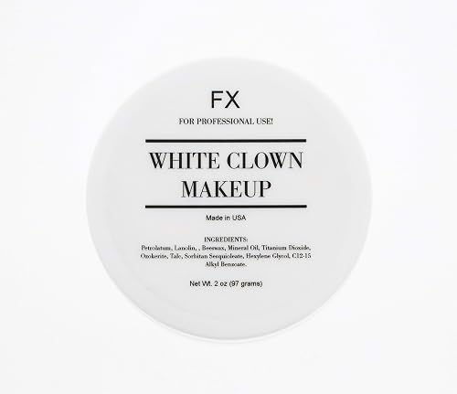 White Clown Face Paint Makeup - 2oz