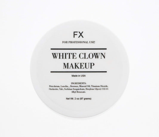 White Clown Face Paint Makeup - 2oz