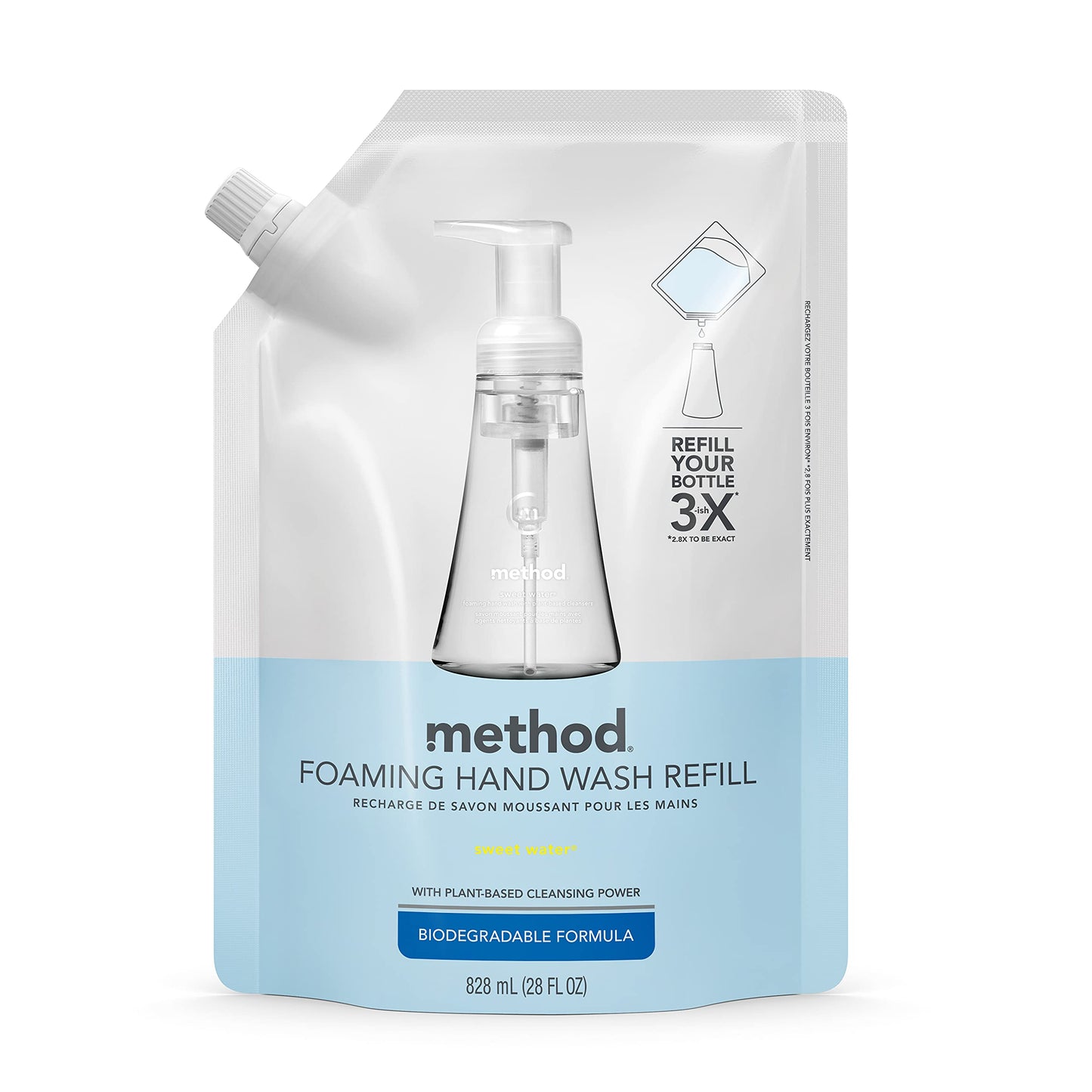 Method Foaming Hand Soap Refill, Sweet Water, 28 oz, 1 pack, Packaging May Vary Beauty & Personal Care Method