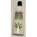 HEMPHAPPY Hemp Seed Oil Body Lotion, Original Formula, Moisture Quench Non-Greasy Fast Absorbing Hydration, 12 FL OZ