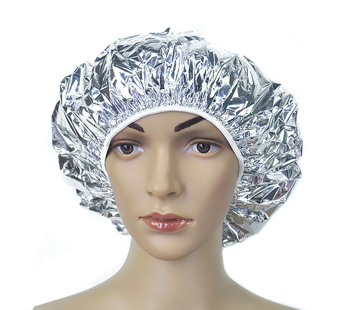 4PCS Salon Aluminum Foil Baking Oil Hair Cap Portable Nourishing Dry Disposable Shower Cap Waterproof Ultra-thin Bath Hat Hoods Bathroom Products