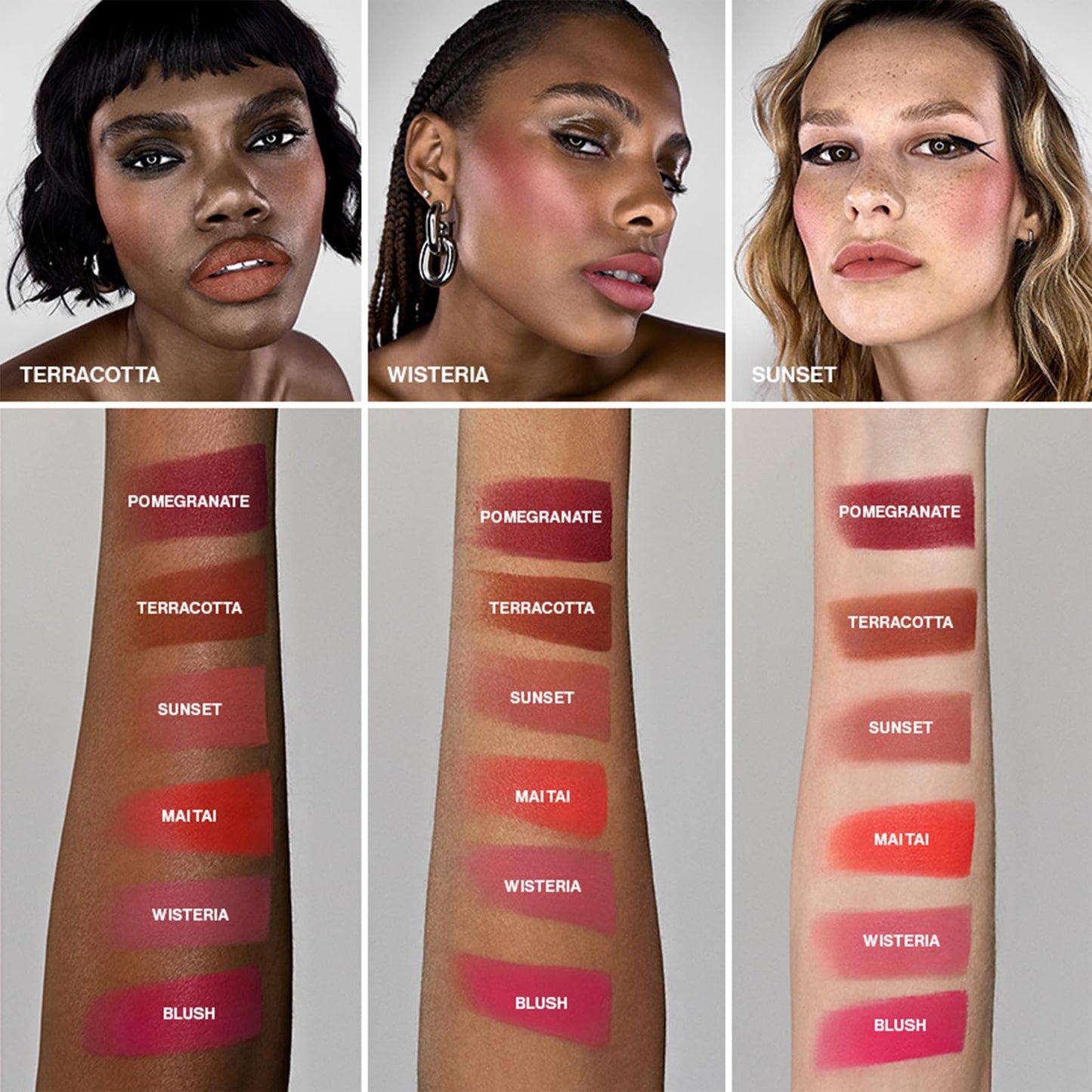 Smashbox Halo Sheer To Stay Cream Cheek + Lip Tint | Sheer-to-Medium Coverage + Matte, 0.34 Fl Oz, Wisteria