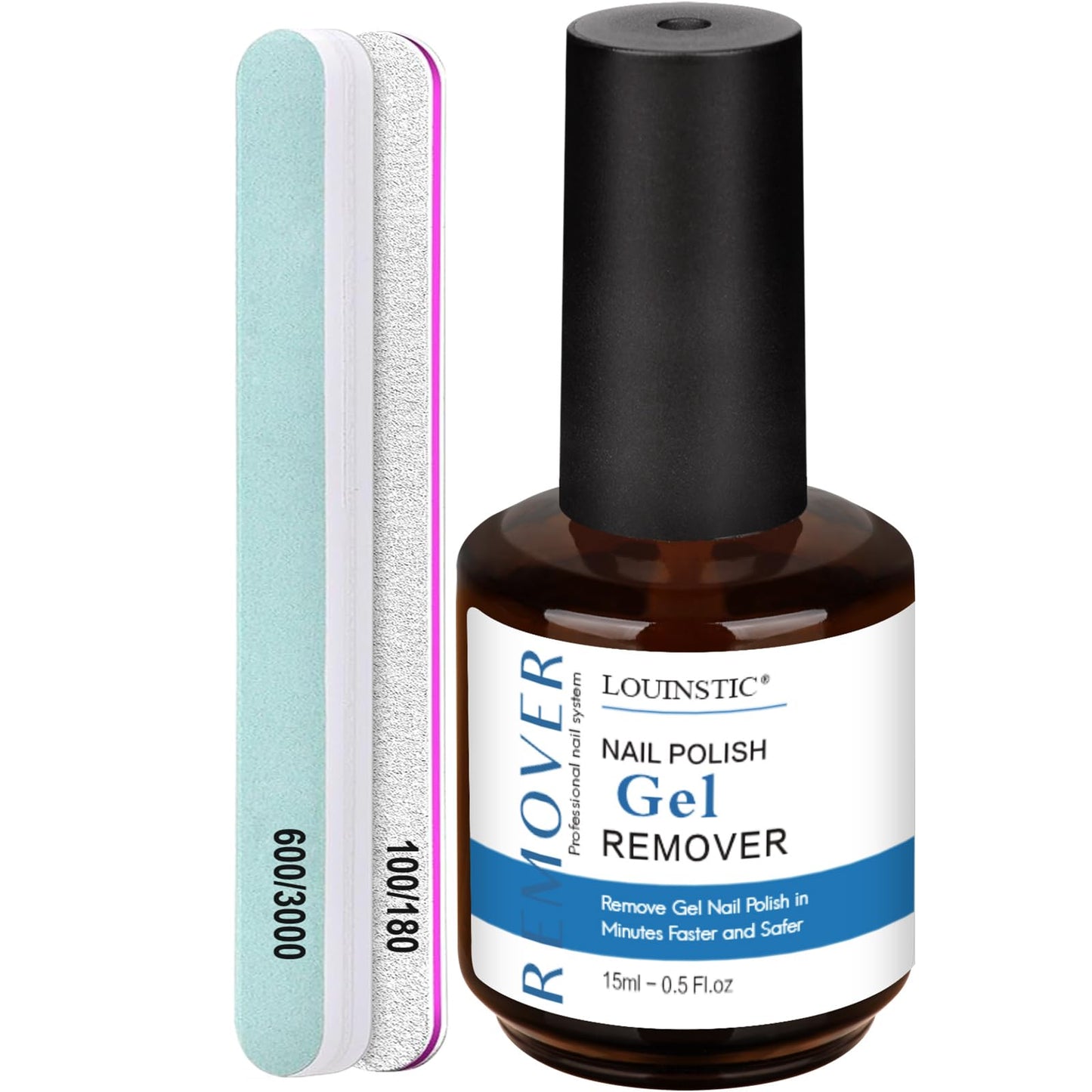 LOUINSTIC Gel Nail Polish Remover Kit - Fast & Gentle & No Damage to Nails Beauty and Personal Care LOUINSTIC Default Title