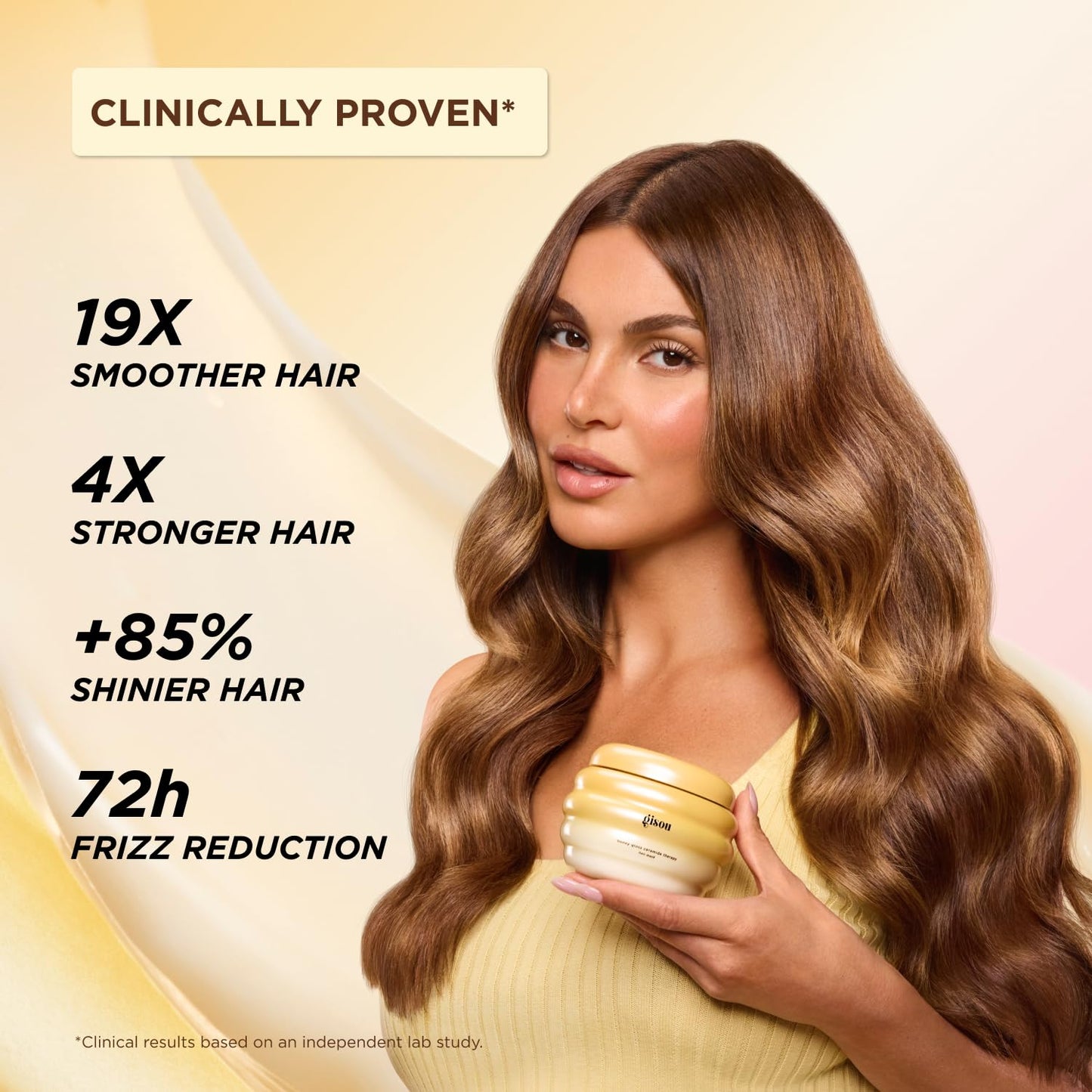 Gisou Honey Gloss Ceramide Therapy Hair Mask (7.8 fl oz) Beauty and Personal Care Gisou