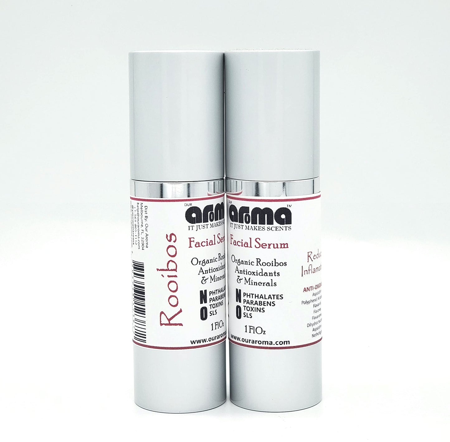 Our Aroma Rooibos Tea Infused Facial Serum for Sensitive and Aging Skin - 1 FlOz