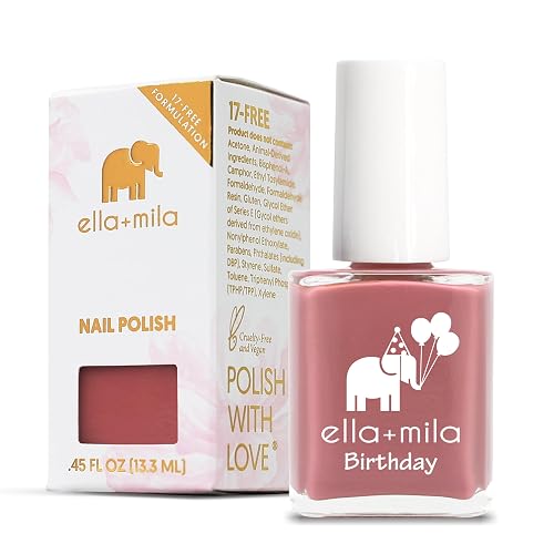 ella+mila Professional Nail Polish - Quick Dry Nail Polish - Long-Lasting & Chip Resistant Formula (Birthday Collection - Sixth Fix - 0.45 fl oz) Beauty & Personal Care ella+mila