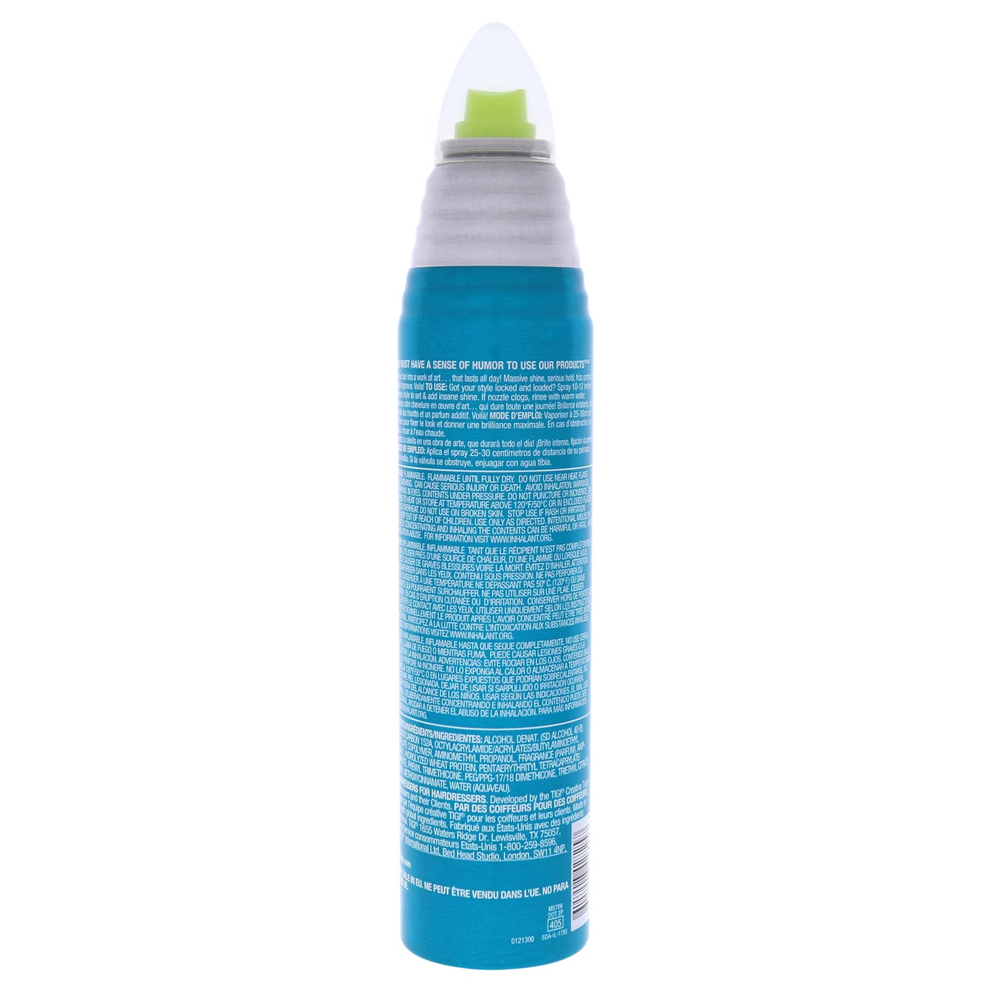 TIGI Bed Head Masterpiece Massive Shine Hairspray, 9.5 Ounce