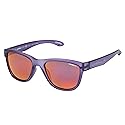 O'Neill Seapink Polarized Cateye Sunglasses Matte Purple Crystal 55 mm