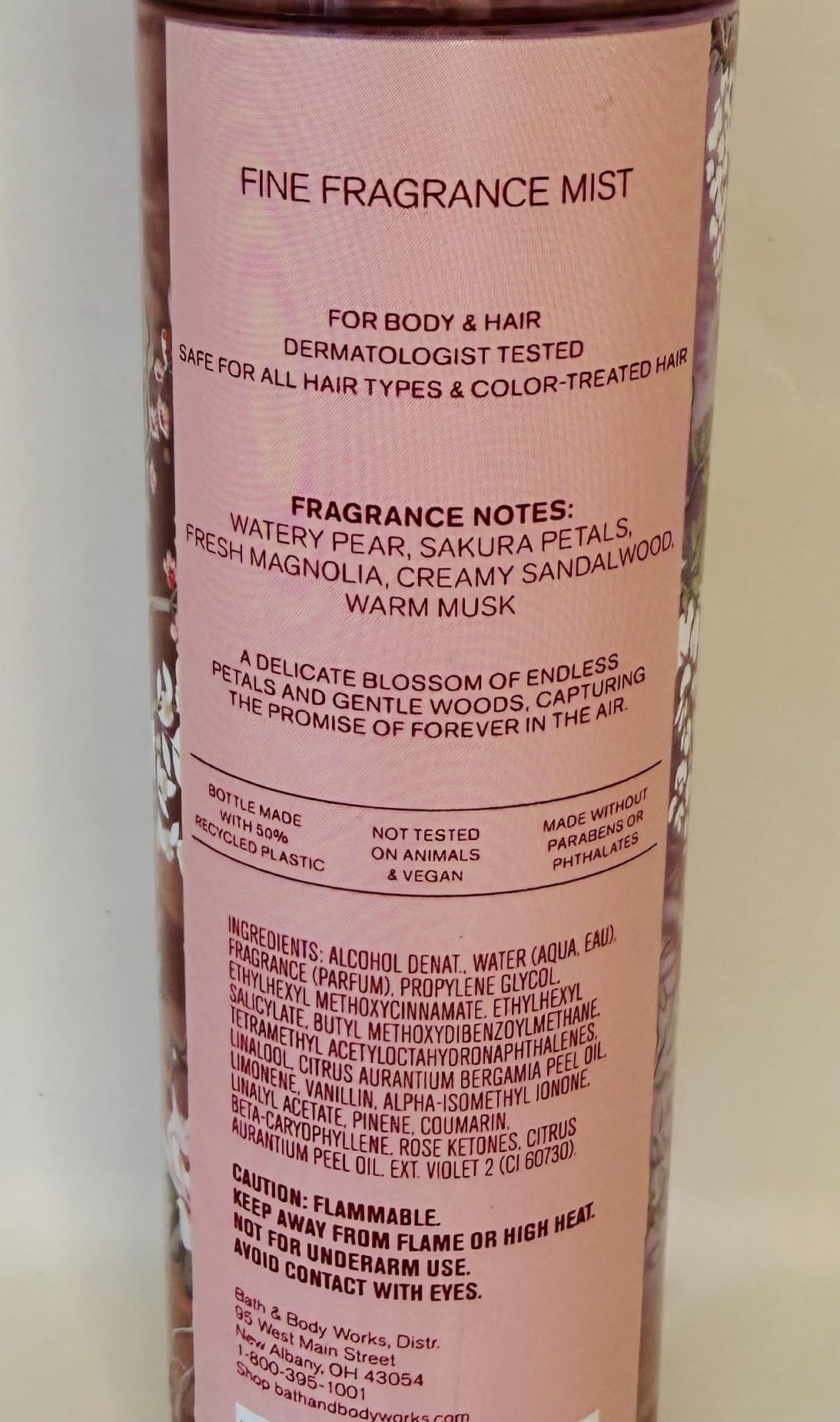 Bath & Body Works Fine Fragrance Mist Forever Cherry Blossom 2 Pack - Soft Floral Body Spray