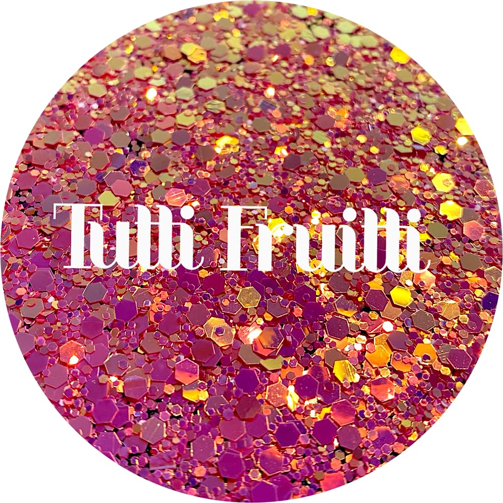 Pink Polyester Glitter | Craft Glitter | Glitter for Arts & Crafts | Tumblers | Cosmetics | Nails | Epoxy Resin Art | Slime | DIY | Body Glitter | 1