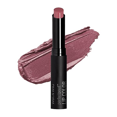 wet n wild Lipstick Perfect Pout Lipstick Red Ring Around The Rosy, Non-Tacky, Non-Sticky Long Lasting, Lip Color