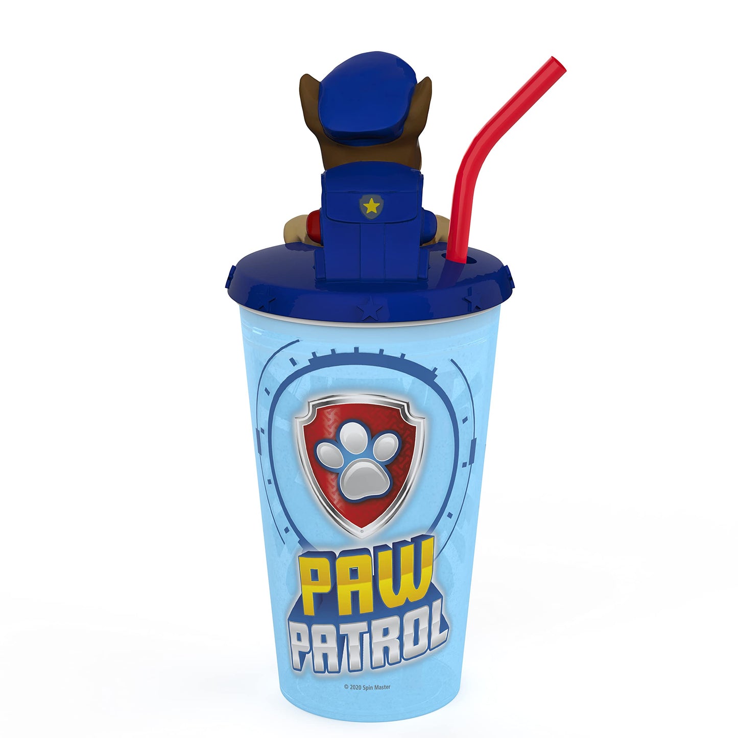 Paw Patrol Water Bottle With Straw