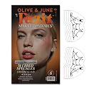 Fazit Makeup Patches - Halloween Webbed Speckles - Glow Up Make-Up Patches - Cute Glitter Makeup Accessories for Women - Cosmetic Glitter for Face
