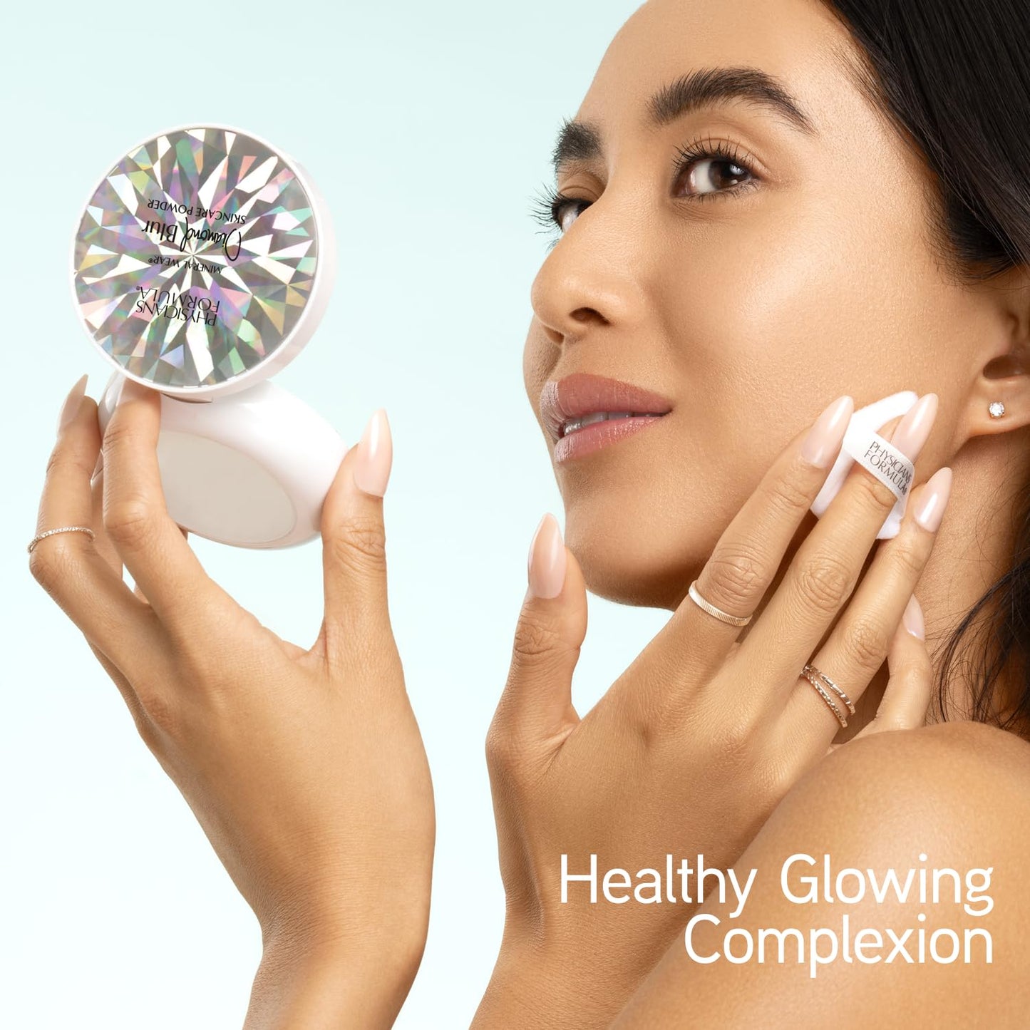 Physicians Formula Mineral Wear®Diamond Blur Skincare Cushion Powder, Blurring & Pore Diffusing Long Lasting Matte Finish Face Powder, Talc-Free