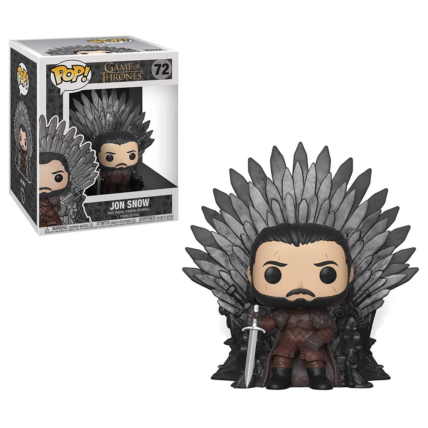Funko Pop! Deluxe: Game of Thrones - Jon Snow Sitting On Iron Throne