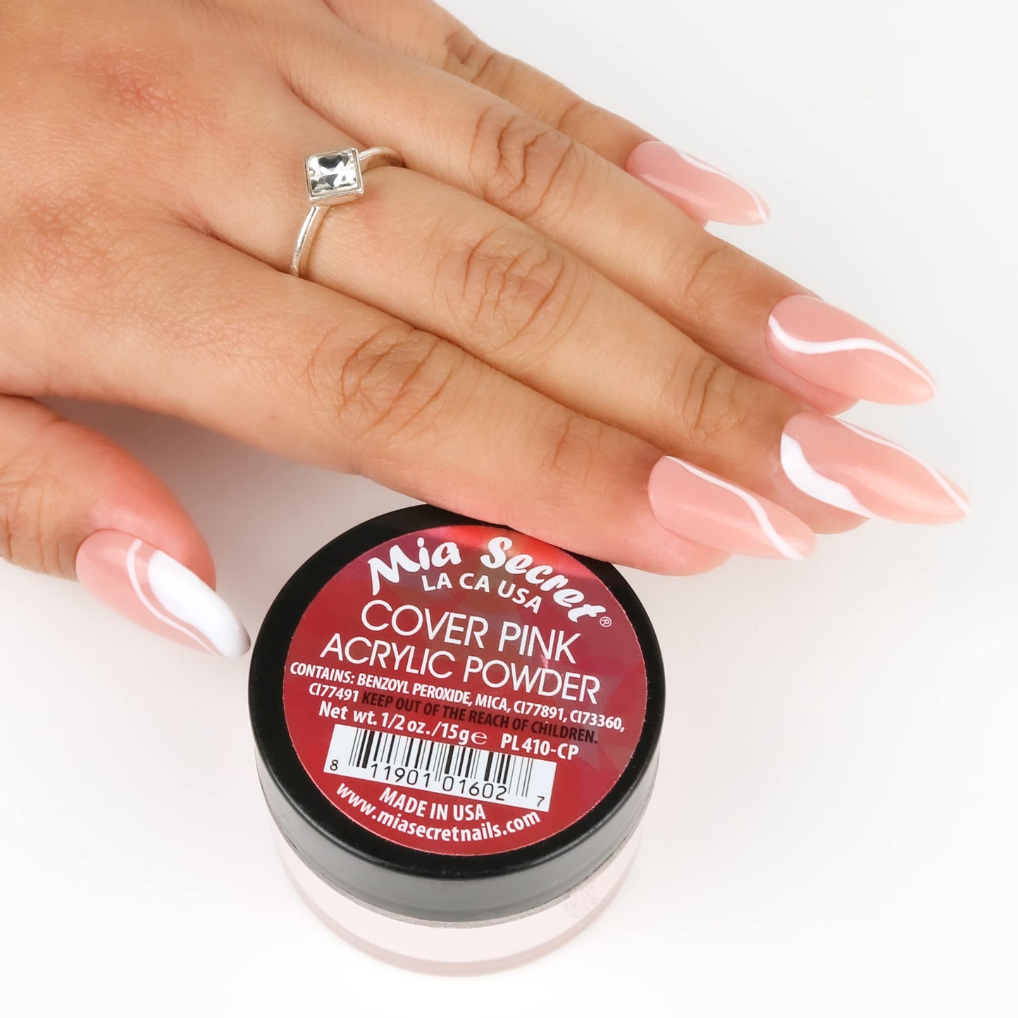 Mia Secret Cover Pink Acrylic Powder - Easy to Apply - 2 Ounce Beauty & Personal Care Mia Secret