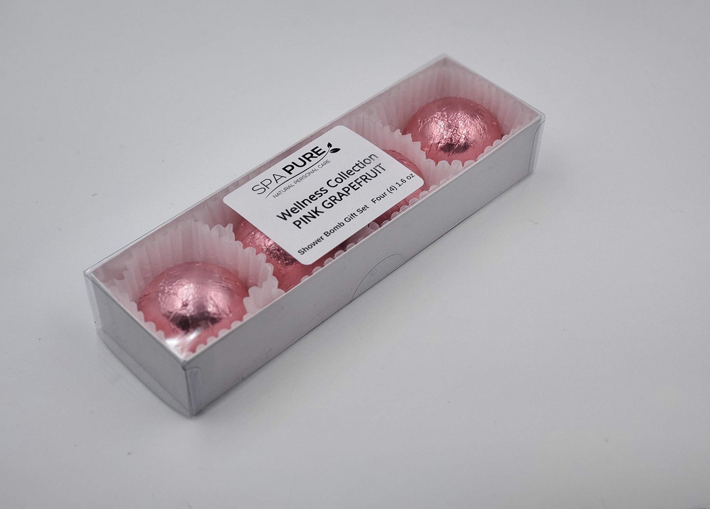 Spa Pure Pink Grapefruit Aromatherapy Shower Steamers Bombs - Shower Bombs with Essential Oils - Unisex Bath Melts - Self Care and Relaxation Shower…