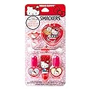 Lip Smacker Sanrio Hello Kitty Makeup Set, Kids Color Collection, 3 Moisturizing, Smoothing Soft Shine, Hydrating & Protecting Products, Fun Flavors
