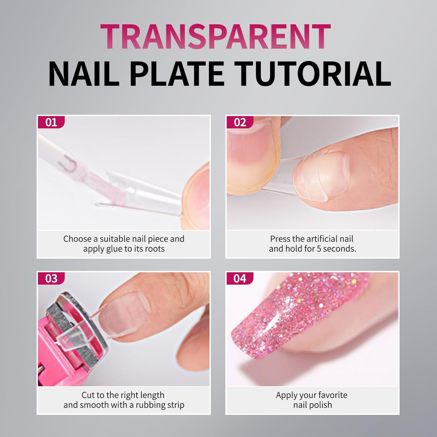 krofaue Half Cover Coffin Nail Tips - Acrylic Nail Tips Beauty and Personal Care krofaue