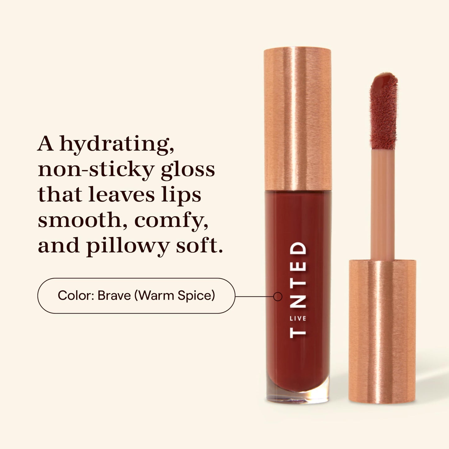 Live Tinted Huegloss High-Shine Lip Gloss - Hydrating, Non-Sticky, Moisturizing Lip Gloss with Hyaluronic Acid, Coconut Oil, and Shea Butter For a