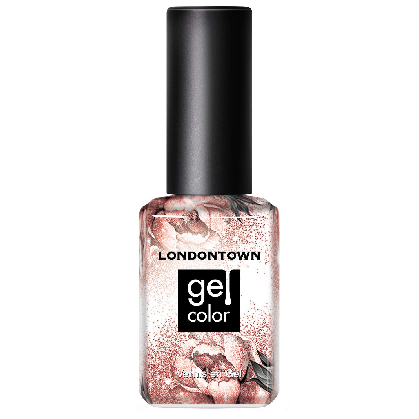 LONDONTOWN UV/LED Gel Nail Polish, Shimmery Glittery Pink, Rose All Day, 0.4 Fl Oz, Long Lasting, Chip Resistant High Shine Color Beauty & Personal Care LONDONTOWN