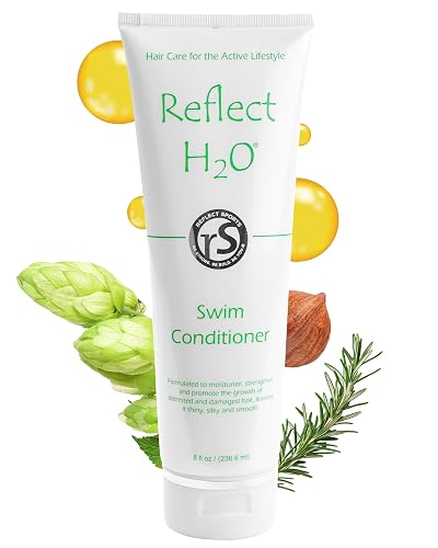 Reflect H?O Swim Conditioner - Moisturizing & Strengthening Swim Hair Care Conditioner for Damaged Hair - Sulfate-Free Chlorine Hair Protection