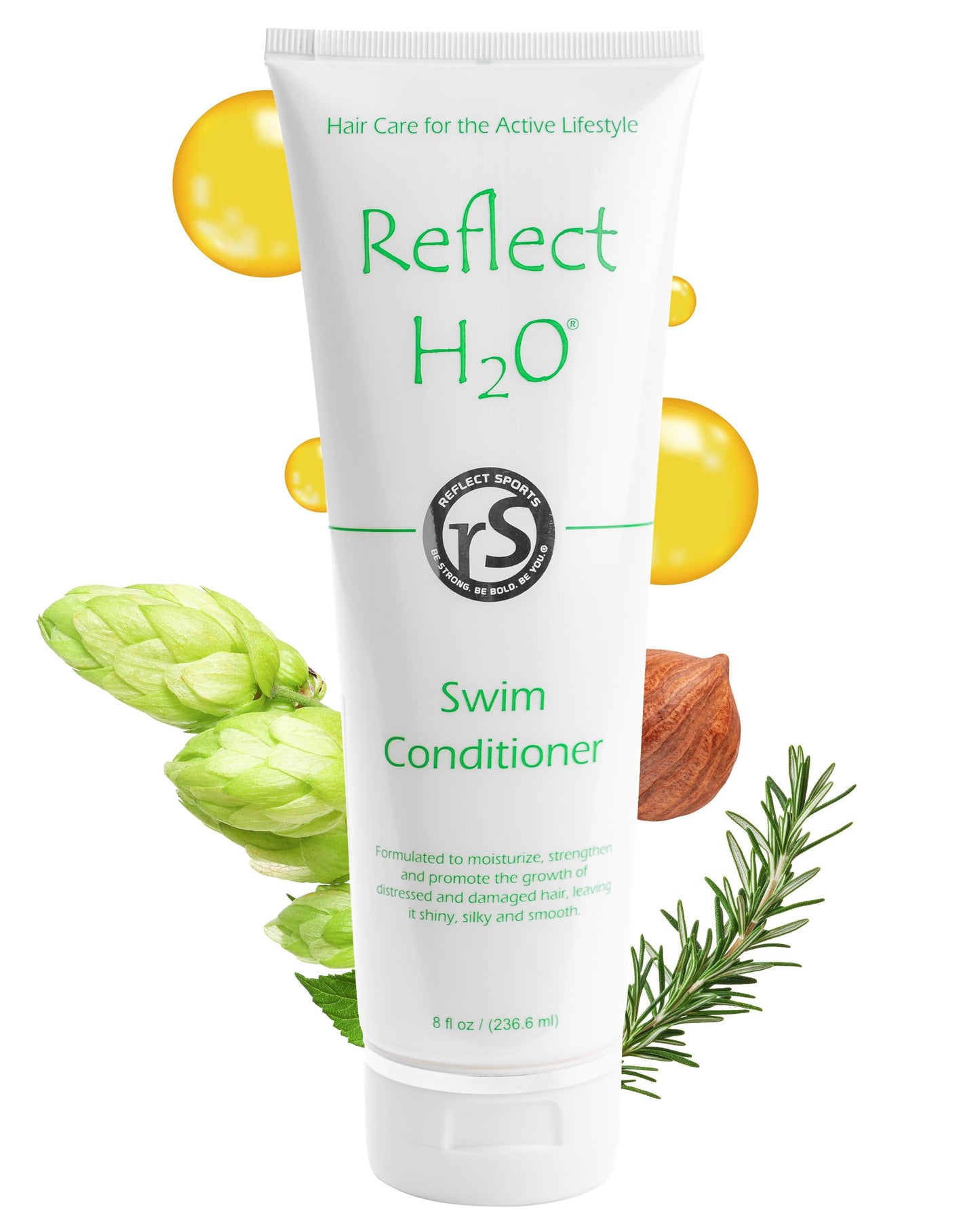 Reflect H?O Swim Conditioner - Moisturizing & Strengthening Swim Hair Care Conditioner for Damaged Hair - Sulfate-Free Chlorine Hair Protection