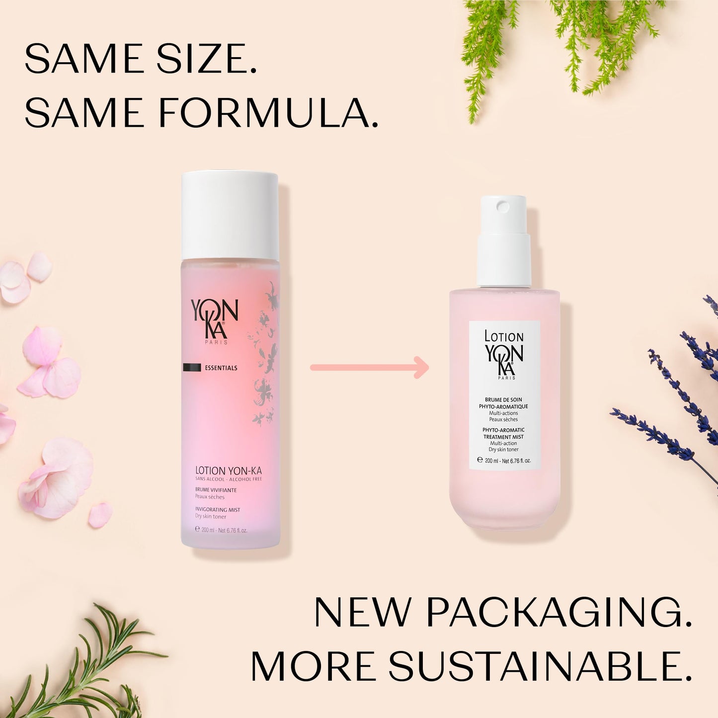 Yon-Ka PS Hydrating Face Toner | Calming Daily Face Mist with Botanical Plant Extracts for Dry & Sensitive Skin | Minimizes Pores and Treats Redness |