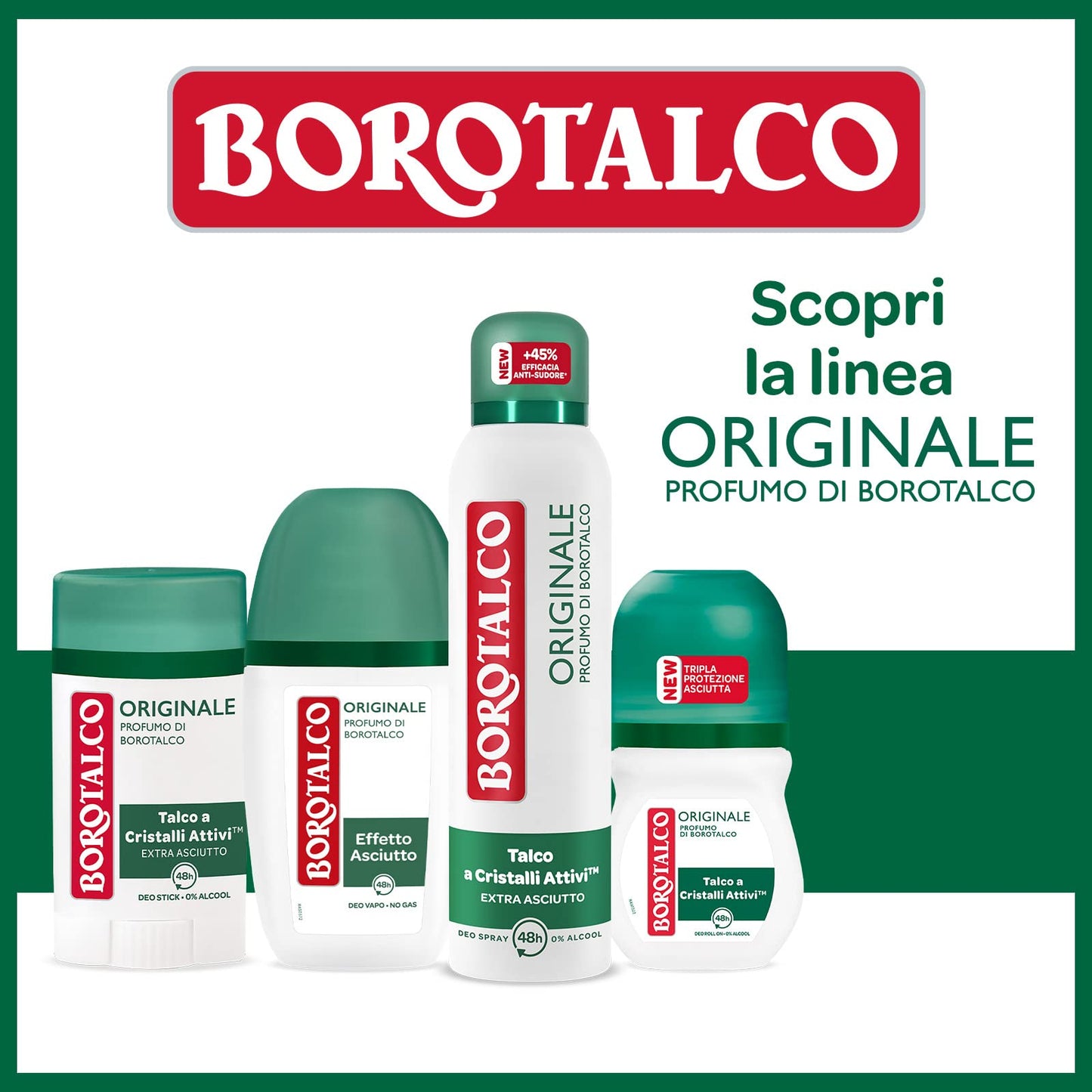 Borotalco: Deo Stick"original microtalc" 40 ml (1.35 fl.oz)