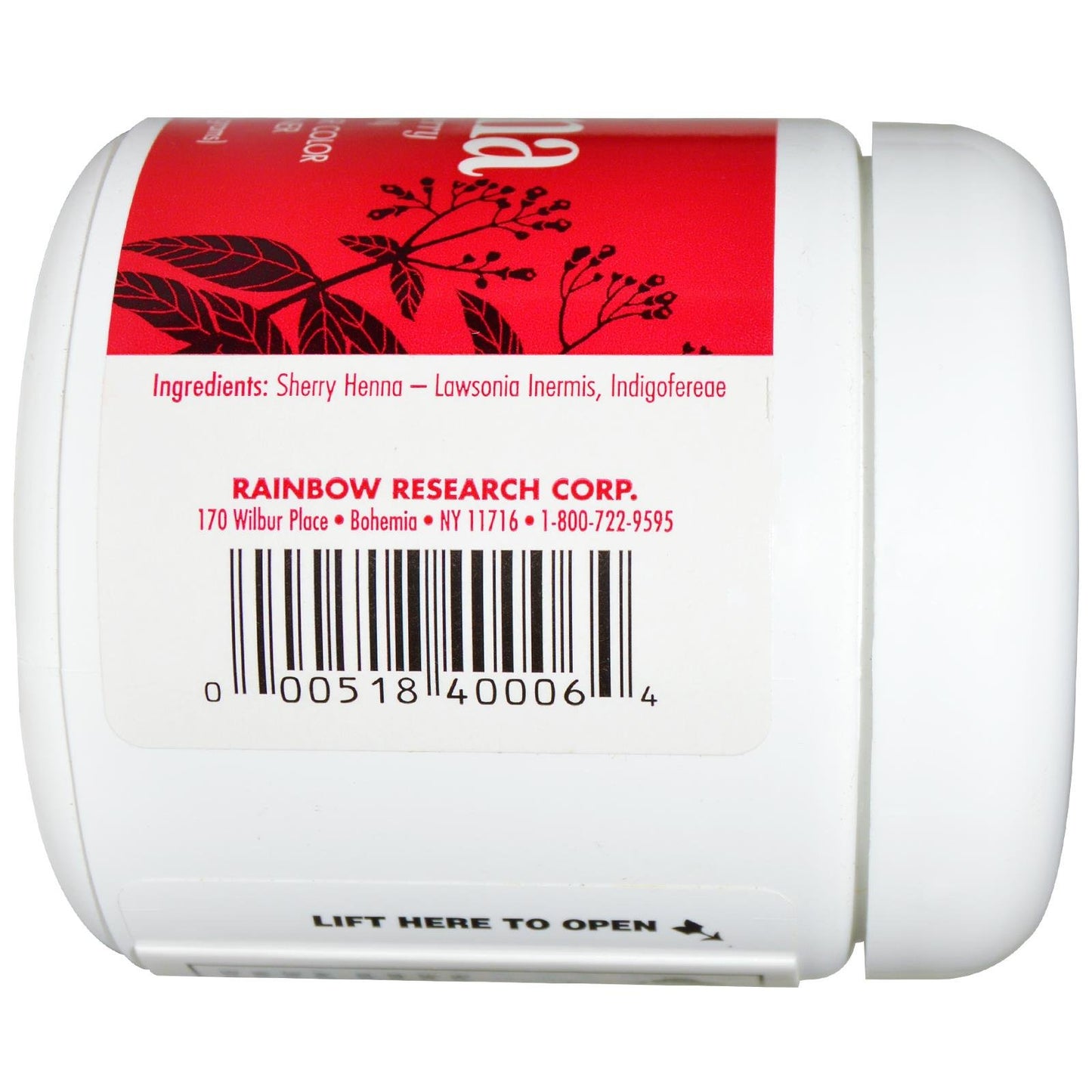Rainbow Research Sherry Henna, 4 oz Powder