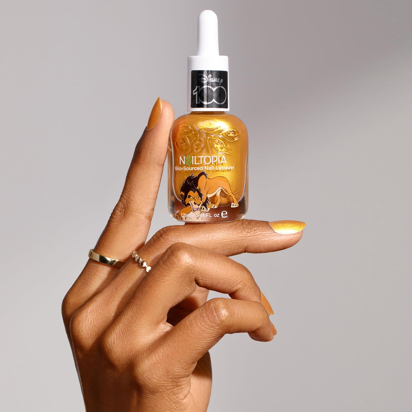 Nailtopia Bio-Sourced Chip Free Nail Lacquer Disney Collection, Scar, 0.41 oz - All Natural - Vegan - Strengthening - Quick-Dry - Long Lasting Beauty & Personal Care Nailtopia