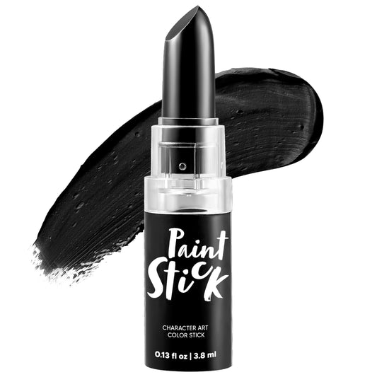 Spooktacular Creations Halloween Face Body Paint Black Lipstick for Adult, Clown SFX Foundation Cream Makeup for Sports Festival or Stage Makeup
