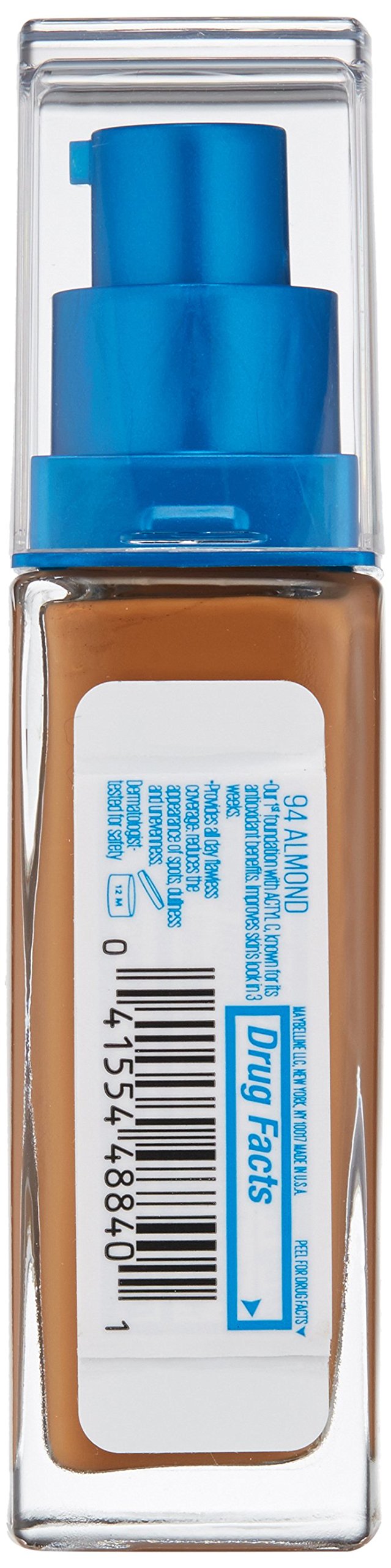 Maybelline New York Super Stay Better Skin Foundation, Almond, 1 fl. oz.