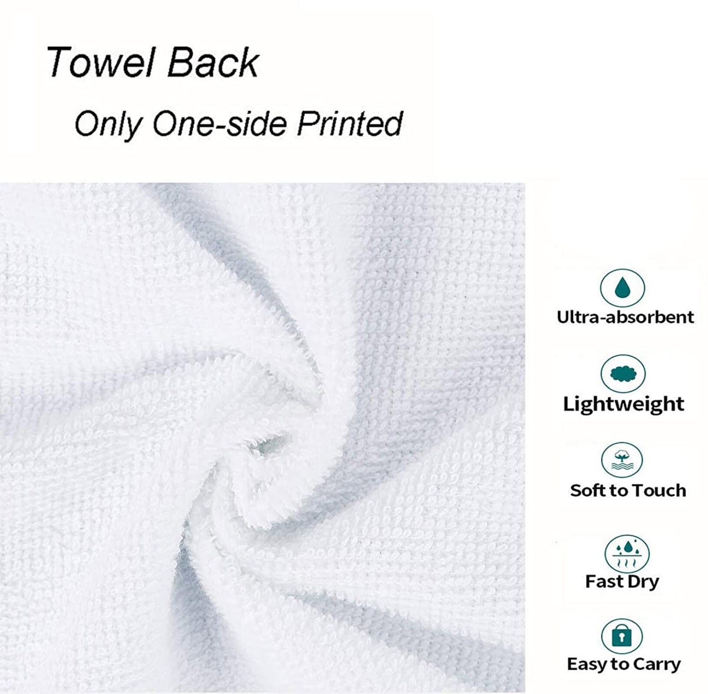 ZzWwR 3D Tropical Summer Beach Starfish in Santa Hat Christmas Soft Highly Absorbent Guest Large Home Decorative Hand Towels Multipurpose…